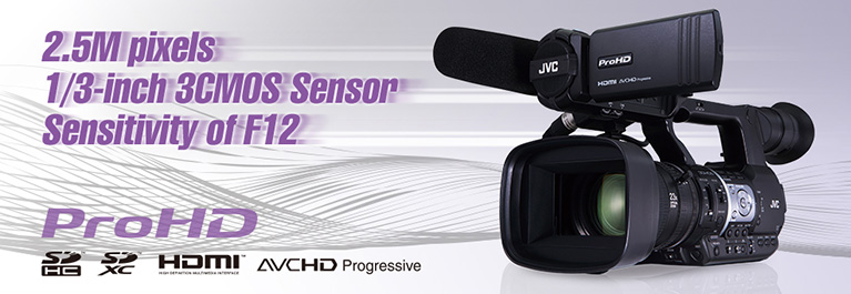 JVC・Victor HDメモリーカードカメラレコーダー GY-HM620