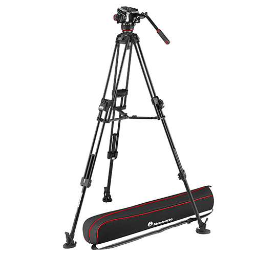 【MVK504XTWINFA】 Manfrotto 504Xビデオ雲台+645FASTアルミ三脚