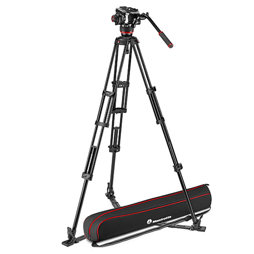 【MVK504XTWINGA】 Manfrotto 504Xビデオ雲台+アルミツイン三脚GS