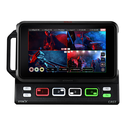 【NINJA CAST】 ATOMOS HDRモニターレコーダー・ライブスイッチャー＆ストリーミングモジュールセット