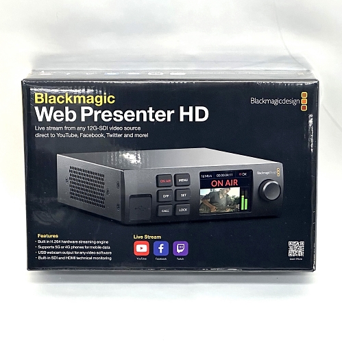 【Blackmagic Web Presenter HD 開封品】 Blackmagic Design ストリーミング配信用 エンコーダー