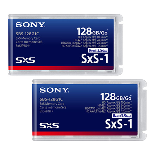 【SBS-128G1C(x2)】 SONY SxS-1カード 128GB