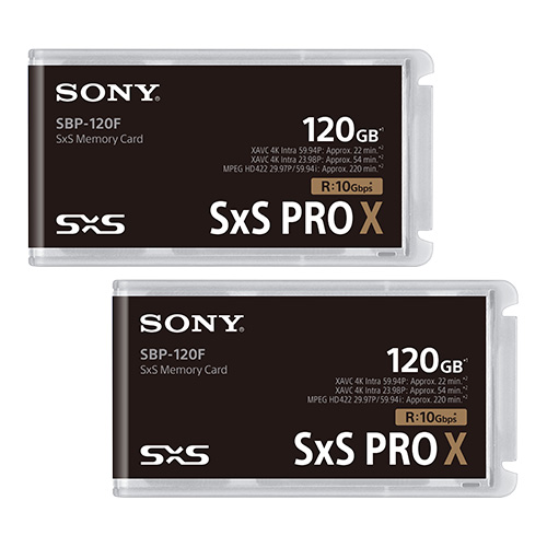 【SBP-120F(x2)】 SONY SxS PRO X 120GB