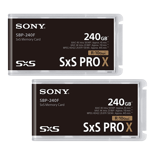 【SBP-240F(x2)】 SONY SxS PRO X 240GB