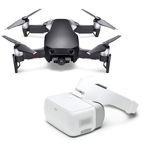 【Mavic Air Fly More コンボ オニキスブラック & DJI Goggles】 DJI 3軸ジンバル4Kカメラ搭載ドローン・ゴーグルセット