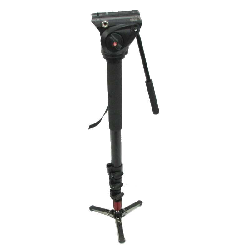 【MVM500A 中古品】 Manfrotto プロフルード ビデオ一脚 雲台付