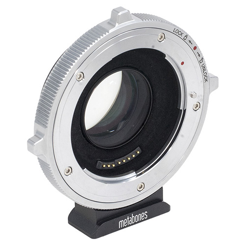 【マイクロフォーサーズ用 キヤノンEFレンズ T CINE Speed Booster ULTRA 0.71x MB_SPEF-m43-BT5】 Metabones 電子接点付マウントアダプター