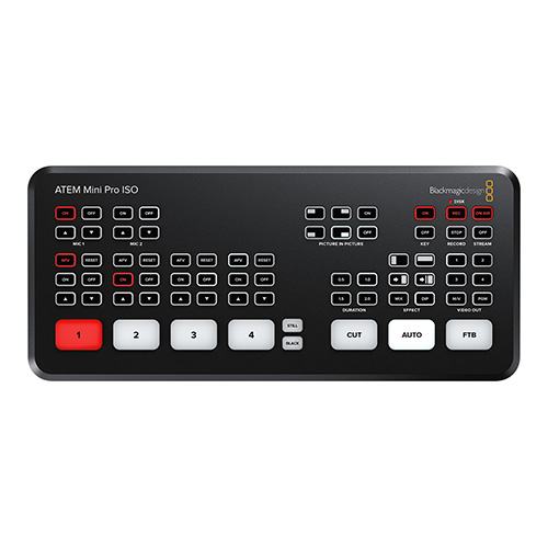 【ATEM Mini Pro ISO 未使用開封品】 Blackmagic Design ライブプロダクションスイッチャー