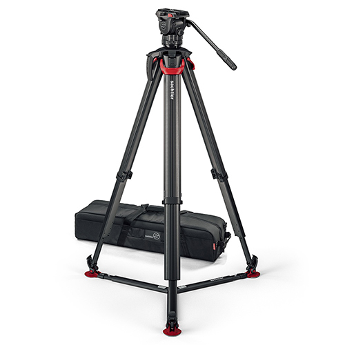 【システムAce XL flowtech75 GS Mk II（1016GS）】 Sachtler カーボン3段三脚システム フローテック