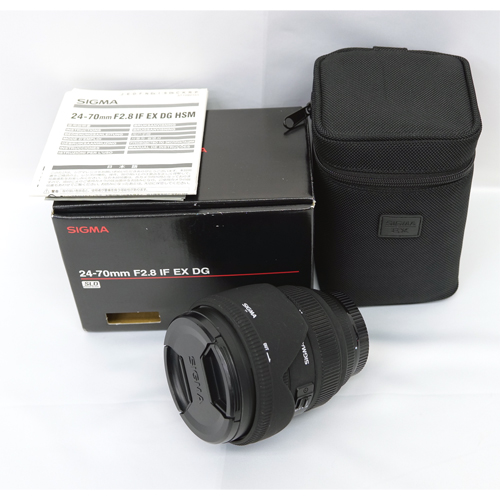 【24-70mm F2.8 IF EX DG HSM キヤノンEFマウント 現状渡し 中古品】 SIGMA 標準ズームレンズ