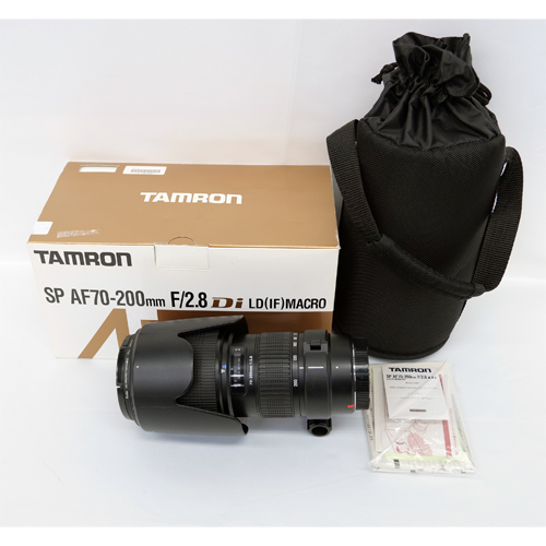 【SP AF70-200mm F/2.8 Di LD [IF] MACRO キヤノンEFマウント 現状渡し 中古品】 TAMRON 望遠ズームレンズ