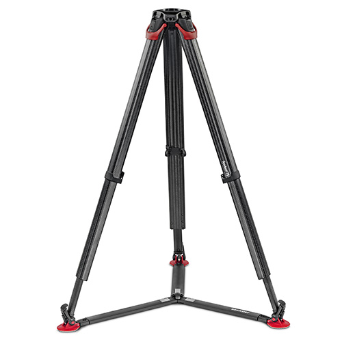 【Tripod flowtech 75 aktiv GS（4587）】 Sachtler 75mmボール カーボン3段三脚