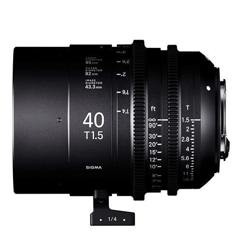 【40mm T1.5 FF】 SIGMA シネレンズ〔FF High Speed Prime Line〕