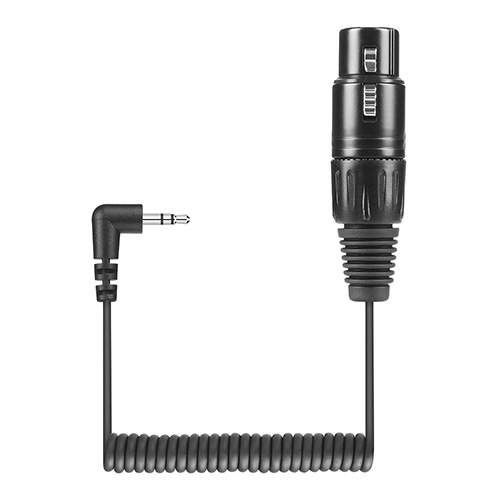 【KA 600】 SENNHEISER XLR 3P メス-Φ3.5mmミニプラグ 音声ケーブル