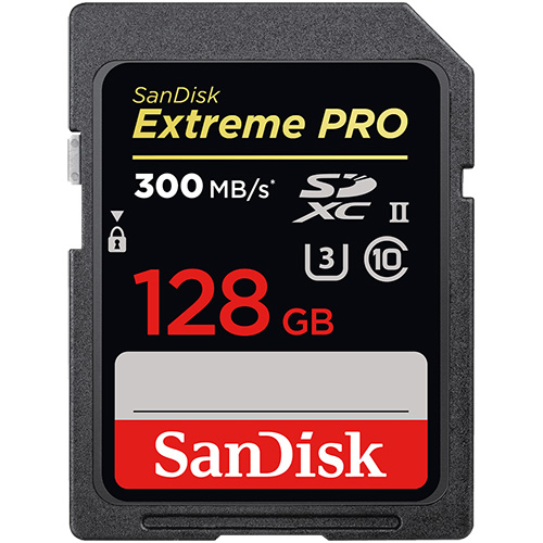 【SDSDXPK-128G-JNJIP】 SanDisk エクストリーム プロ SDXC UHS-II カード 128GB