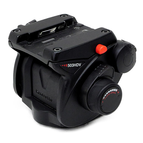 【503HDV ジャンク品】 Manfrotto プロフルード ビデオ雲台（雲台本体以外全欠品）