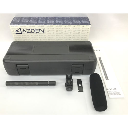 【SGM-3416 上物 中古品】 AZDEN 超指向性マイクロフォン