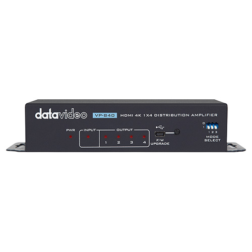 【VP-840】 datavideo 4K対応 HDMI 4分配器