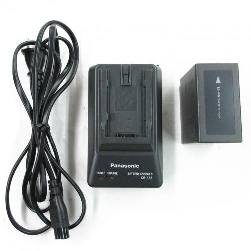 【VW-VBD55 現状渡し 中古品】 Panasonic リチウムイオンバッテリー（充電器付）