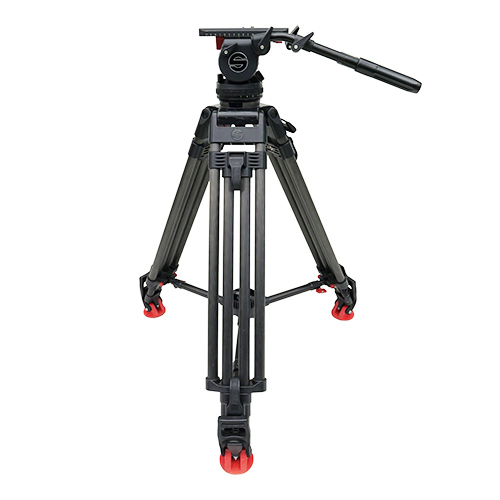 【Video 20 Plus + Tripod ENG 2 CF heavy duty 現状渡し 中古品】 Sachtler カーボン3段三脚システム