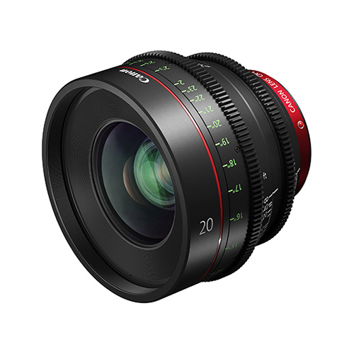 【CN-E20mm T1.5 L F】 Canon EFマウント用 単焦点シネマレンズ〔EF PRIME〕