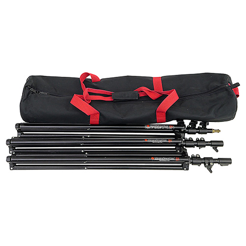 【052B + 052JB(x2) 現状渡し 中古品】 Manfrotto ライトスタンド 3本セット