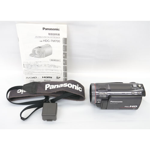 【HDC-TM700 ジャンク品】 Panasonic デジタルハイビジョンビデオカメラ（ACアダプター/充電器欠品）