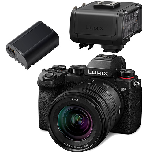 【LUMIX DC-S5K 動画スターティングセット】 Panasonic フルサイズミラーレス一眼（Lマウント）