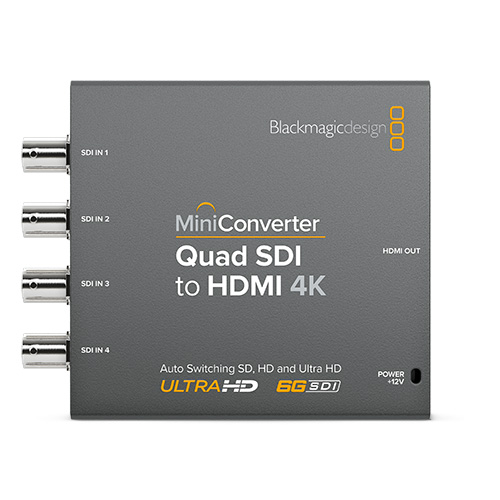 【Mini Converter Quad SDI to HDMI 4K 2】 Blackmagic Design コンバータ