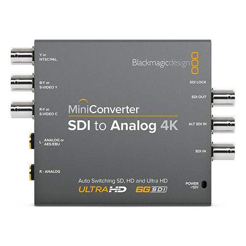 【Mini Converter SDI to Analog 4K】 Blackmagic Design コンバーター