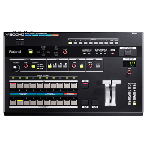 【V-800HD】 Roland マルチフォーマットビデオスイッチャー