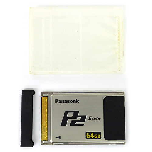 【AJ-P2E064XG 現状渡し 中古品】 Panasonic P2カード 64GB