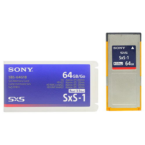 【SBS-64G1B 現状渡し 中古品】 SONY SxS-1カード 64GB