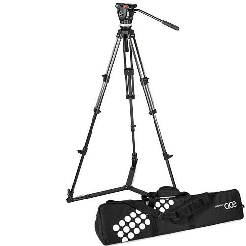 【システムAce L GS CF（1012） 展示処分品】 Sachtler カーボン3段三脚システム