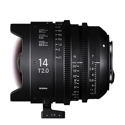 【14mm T2 FF PLマウント（/i Technology対応）】 SIGMA シネレンズ〔FF High Speed Prime Line〕