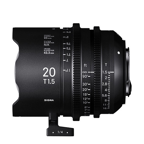 【20mm T1.5 FF PLマウント（/i Technology対応）】 SIGMA シネレンズ〔FF High Speed Prime Line〕