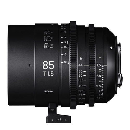 【85mm T1.5 FF PLマウント（/i Technology対応）】 SIGMA シネレンズ〔FF High Speed Prime Line〕