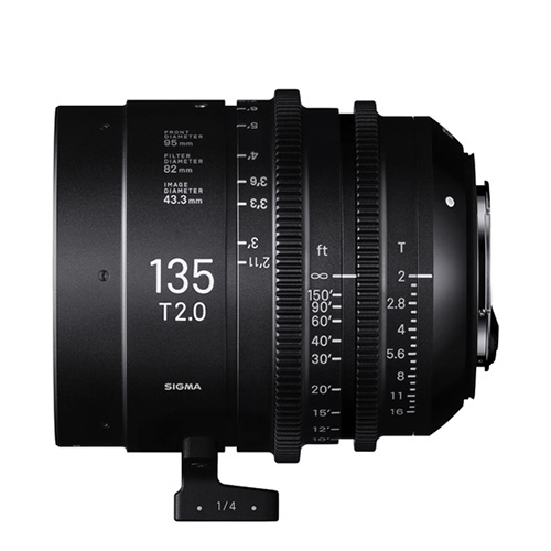 【135mm T2 FF PLマウント（/i Technology対応）】 SIGMA シネレンズ〔FF High Speed Prime Line〕