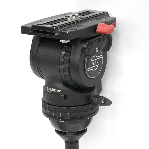 【FSB6 中古品】 Sachtler 75mmボール サイドロード フルーイドヘッド