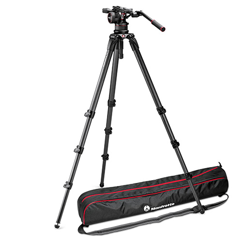 【MVKN12CTALL】 Manfrotto ナイトロテックN12ビデオ雲台＋536カーボン三脚