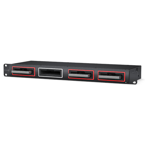 【Blackmagic MultiDock 10G】 Blackmagic Design 4スロット SSDドック