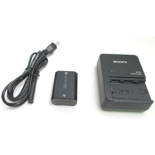 【BC-QZ1 上物 中古品】 SONY バッテリーチャージャー（バッテリー付）