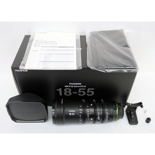 【MKX18-55mmT2.9 中古品】 FUJINON Xマウント用 シネレンズ