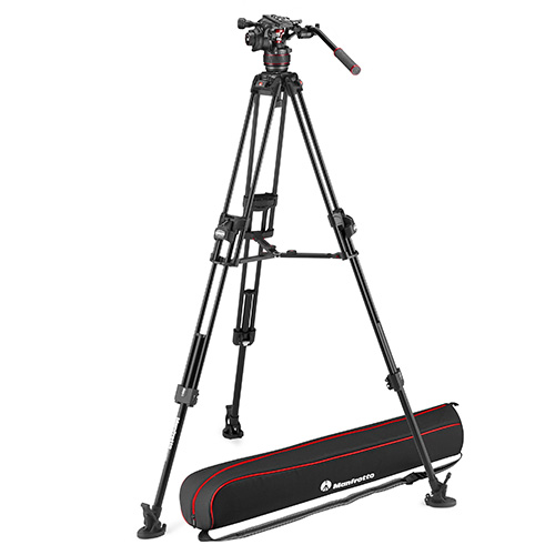 【MVK608TWINFA】 Manfrotto ナイトロテック608ビデオ雲台+645FASTアルミ三脚