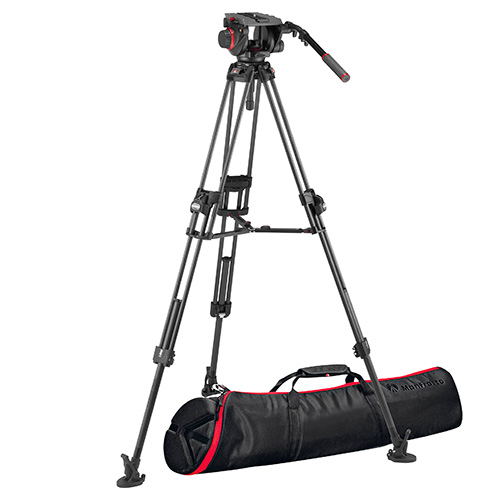 【MVK509TWINFC】 Manfrotto 509HDビデオ雲台+645FASTカーボン三脚