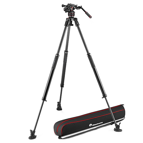 【MVK608SNGFC】 Manfrotto ナイトロテック608ビデオ雲台+635FASTカーボン三脚