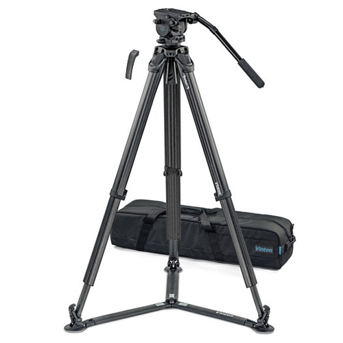 【システムVision blue flowtech75 GS(VB-FTGS) 会員特価品】 Vinten カーボン3段三脚システム フローテック