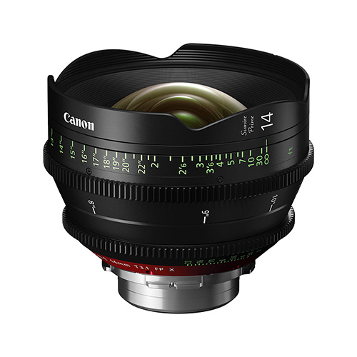 【CN-E14mm T3.1 FP X】 Canon PLマウント用 単焦点シネマレンズ〔Sumire Prime〕