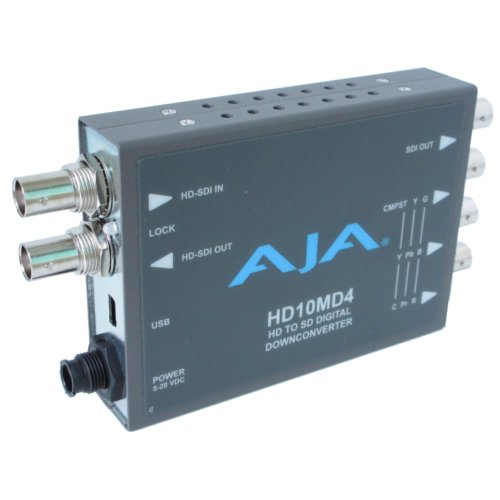 【HD10MD4 中古品】 AJA HD→SD SDIダウンコンバーター D/A変換付き