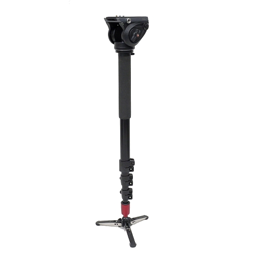 【MVM500A ジャンク品】 Manfrotto プロフルード ビデオ一脚 雲台付